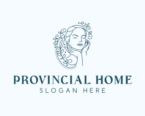 Elegant Female Floral logo design