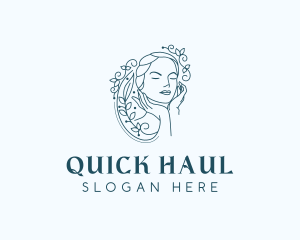 Elegant Female Floral logo design