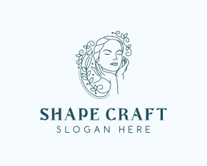 Elegant Female Floral logo design