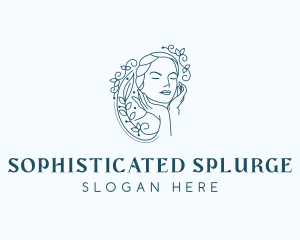 Elegant Female Floral logo design