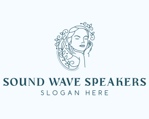 Elegant Female Floral logo design