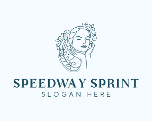 Elegant Female Floral logo design