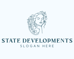 Elegant Female Floral logo design