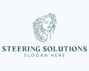 Elegant Female Floral logo design