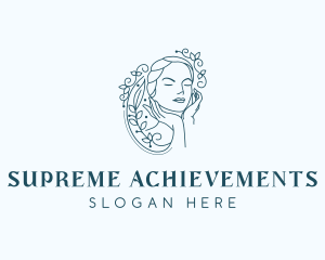 Elegant Female Floral logo design