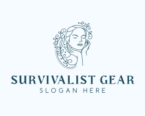 Elegant Female Floral logo design