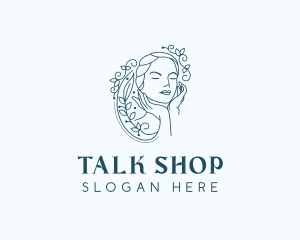 Elegant Female Floral logo design