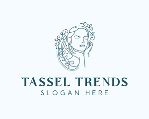 Elegant Female Floral logo design