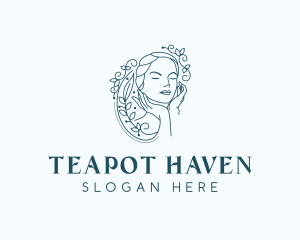 Elegant Female Floral logo design