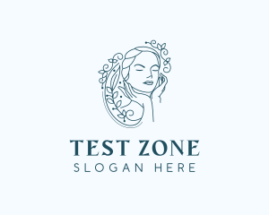 Elegant Female Floral logo design