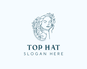 Elegant Female Floral logo design