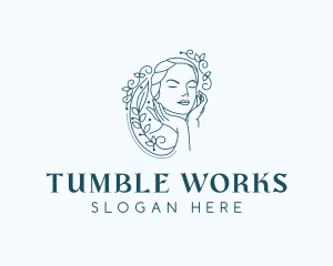 Elegant Female Floral logo design