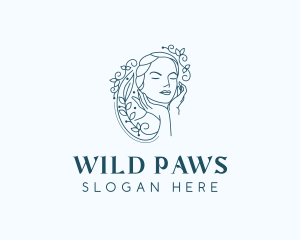 Elegant Female Floral logo design