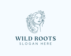 Elegant Female Floral logo design