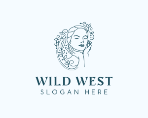 Elegant Female Floral logo design