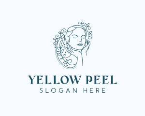 Elegant Female Floral logo design