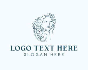 Elegant Female Floral logo