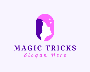 Magic Cosmetic Woman logo design