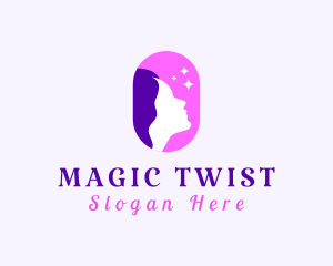 Magic Cosmetic Woman logo design