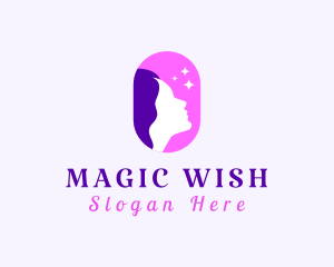 Magic Cosmetic Woman logo design