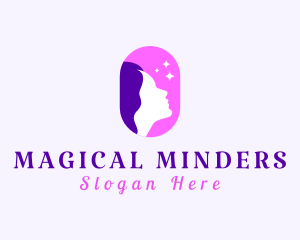 Magic Cosmetic Woman logo design