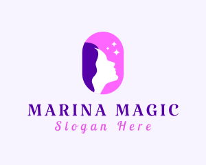 Magic Cosmetic Woman logo design