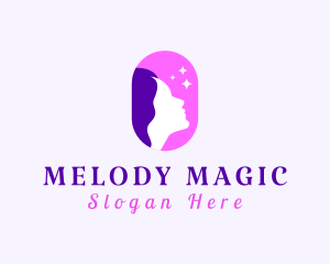 Magic Cosmetic Woman logo design