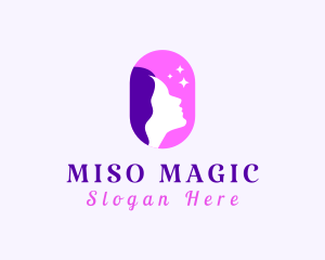 Magic Cosmetic Woman logo design