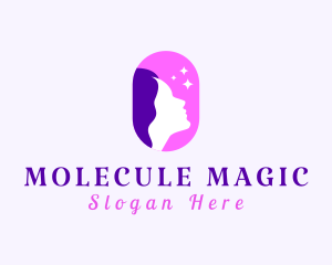 Magic Cosmetic Woman logo design