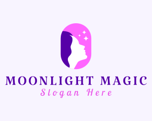 Magic Cosmetic Woman logo design