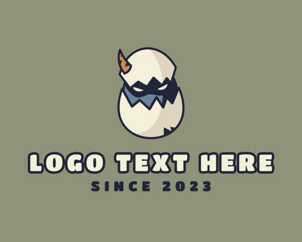 Egg logo example 1