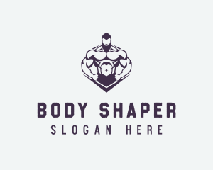 Muscular Body Fitness logo design