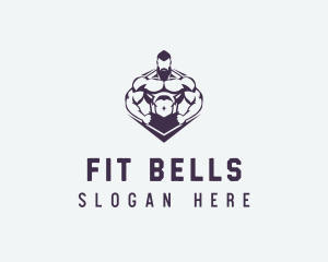 Muscular Body Fitness logo design