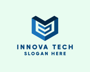 Digital Tech Arrow logo design