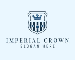 Regal Crown Shield logo design