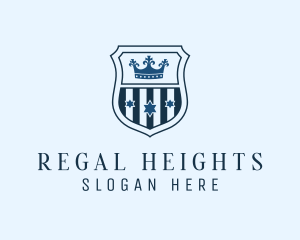 Regal Crown Shield logo design