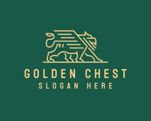 Gold Deluxe Griffin  logo design