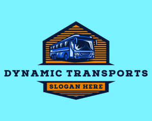 Shuttle Bus Transportation logo design