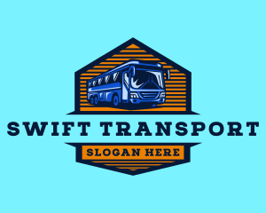 Shuttle Bus Transportation logo design