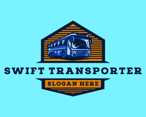 Shuttle Bus Transportation logo design