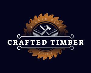 Carpentry Tools Woodwork logo design