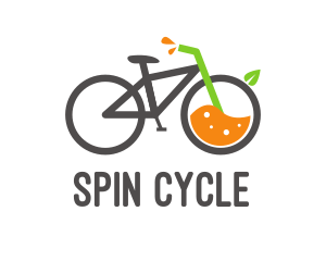 Bicycle Juice Drink logo design