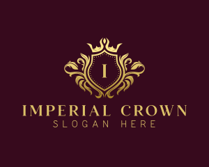 Premium Crown Shield logo design