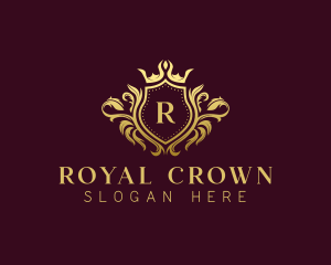 Premium Crown Shield logo