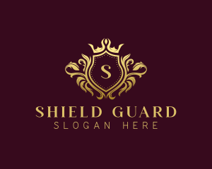 Premium Crown Shield logo design