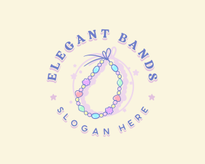 Bead Bracelet Jewelry logo design