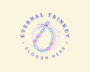 Bead Bracelet Jewelry logo design