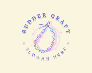 Bead Bracelet Jewelry logo design