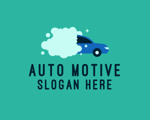 Auto Cleaning Bubbles logo design