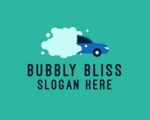 Auto Cleaning Bubbles logo design